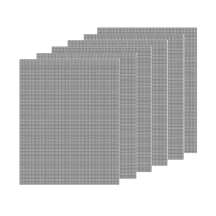 3/6/10PCS Non-Stick BBQ Grill Mat Mesh Liner Cooking Barbecue Sheet Baking Pad - 40X30cm-3PCS.