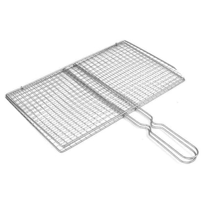 Bbq Fish Grilling Basket Grill Camping Net Meat Vegetable Cooking Kitchen Tool.