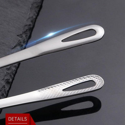 24/28Cm Stainless Steel Kitchen Grill Straight Tweezers Bbq Food Tongs Tools - 24CM.