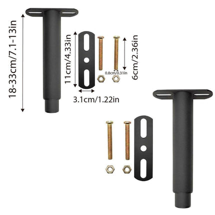 2PCS Bed Legs Adjustable Retractable Heavy Duty Bed Center Frame Support Feet.