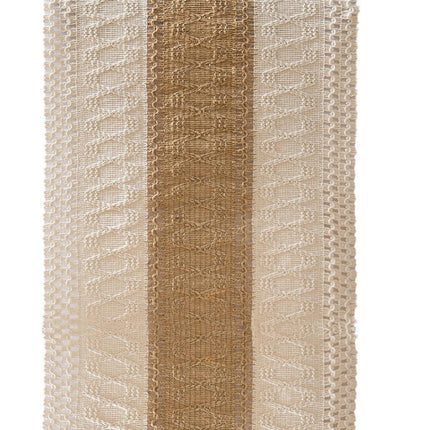 Cotton Linen Table Runner with Knot Tassel Bed End Towel Long Tablecloth Mat - Beige.