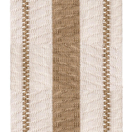 Cotton Linen Table Runner with Knot Tassel Bed End Towel Long Tablecloth Mat - Beige.