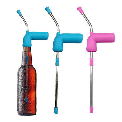 Beer Snorkel Funnel Bong Bucks Hens House Party Games Drinking - Yellow.