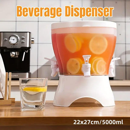 Jug With Tap Cold Water Container Lemonad Drink Dispenser for Refrigerator.