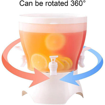 Jug With Tap Cold Water Container Lemonad Drink Dispenser for Refrigerator.