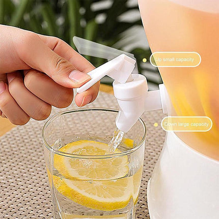 Jug With Tap Cold Water Container Lemonad Drink Dispenser for Refrigerator.