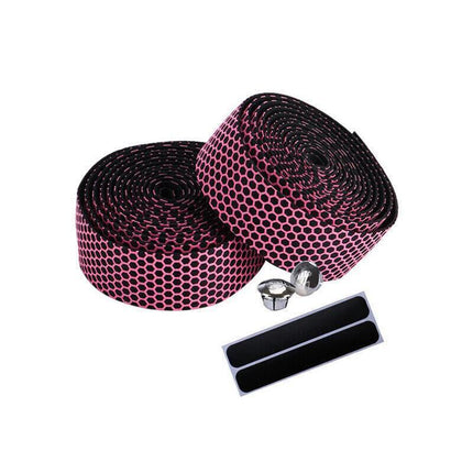 2X Thick Bicycle Handlebar Tape Bar Drop Wrap Mtb Road Bike Anti-Slip Punch - Green.