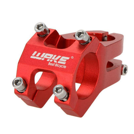 MTB Mountain Bike Handlebar Stem 31.8mm Aluminium Alloy Short Stem Cycling Part - Blue.