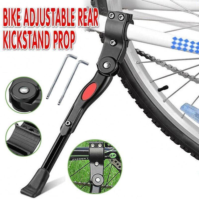 Bicycle Mountain Bike Adjustable Rear Kickstand Prop Side  Parking  Support  Au.