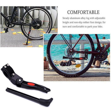 Bicycle Mountain Bike Adjustable Rear Kickstand Prop Side  Parking  Support  Au.