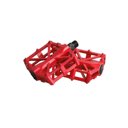 Bike Pedals Alloy Mountain Road MTB Colored Bicycle Nonslip Cycling Pedals 9/16" - Blue.