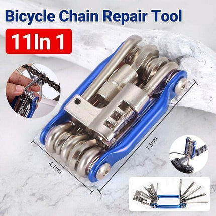 Bicycle Chain Multi-Function Bike Portable Breaker Tool Repair Kit Extractor.