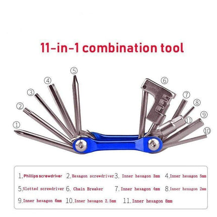 Bicycle Chain Multi-Function Bike Portable Breaker Tool Repair Kit Extractor.