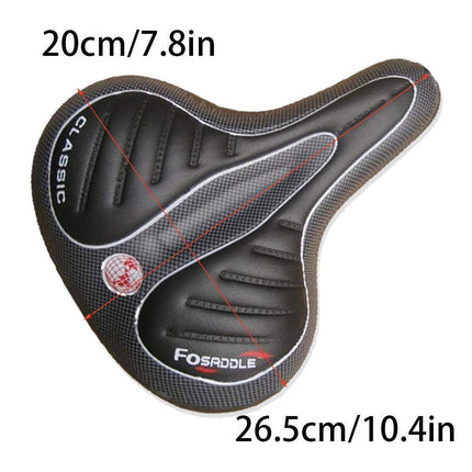 Wide Big Bum Bike Bicycle Gel Cruiser Comfort Saddle Seat Sporty Soft Cushion Au.