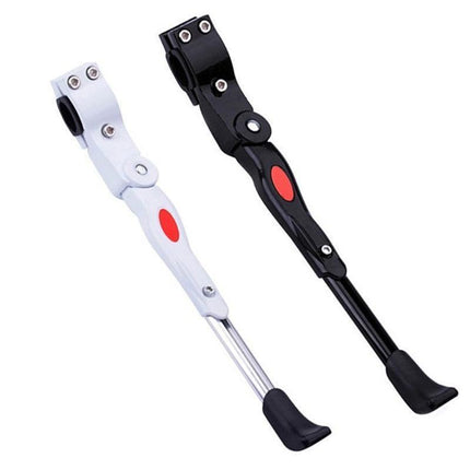 Rear Adjustable Kickstand for Mountain Bicycle Road Bike Parking Support Leg - Black.