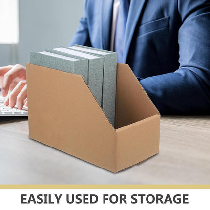 10pcs Slanted Display Boxes for Sorting Organising Storage Containers Organizer - 60cm x 30cm x 20cm.