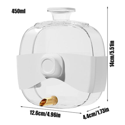 450ml Parrot Water Bottle Bird Drinker Feeder Large Capacity for Birds and Pet.