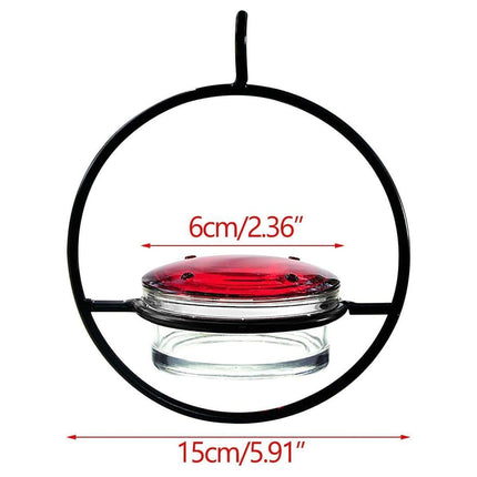 Metal Hummingbird Feeder Simple Design Durable Outdoor Garden Bird Water Feeder.