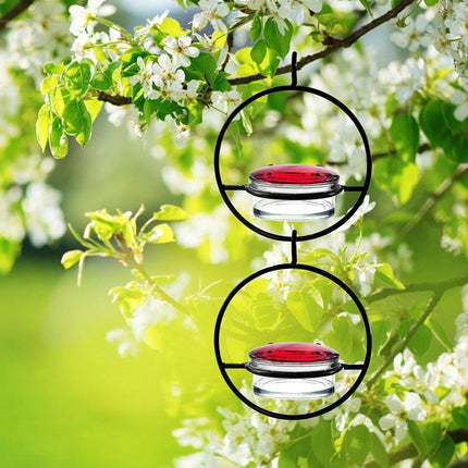 Metal Hummingbird Feeder Simple Design Durable Outdoor Garden Bird Water Feeder.