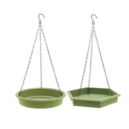 Outdoor Garden Hanging Bird Feeder Garden Automatic Hummingbird Water Feeder - Grey.