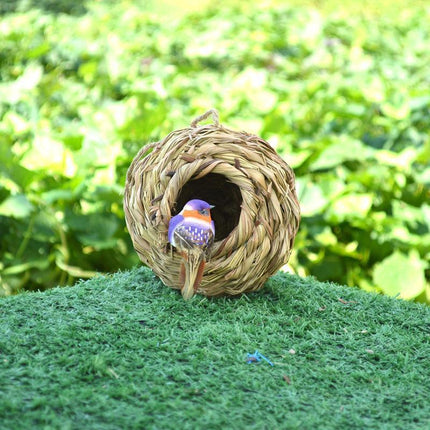 Qttie Bird Nest Breeding Box House Bed Cage Hut Cave Canary Finch Budgie Parrot - Teepee.