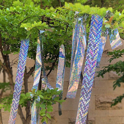 Bird Repellent Laser Reflective Tape Garden Birds Deterrent Double-Side Tapes.