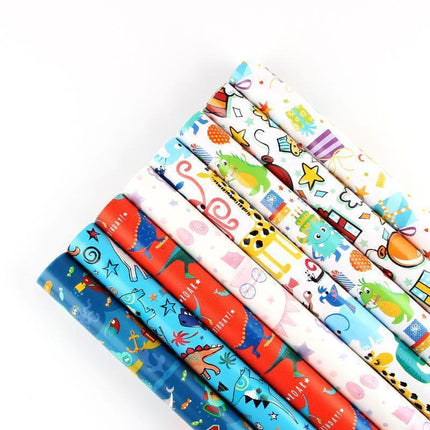 20pcs Cute Animal Cartoon Gift Wrapping Paper for Toys Bookskin and Crafts - Birthday Gift-20PCS.