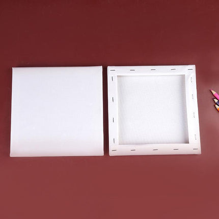 5x Artist Blank Stretched Canvas Canvases Art Large White Range Oil Acrylic Wood - 40*50CM.
