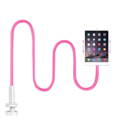 Adjustable Flexible Phone Tablet Holder with Clamp for Bed Desk Mount Use - Blue.