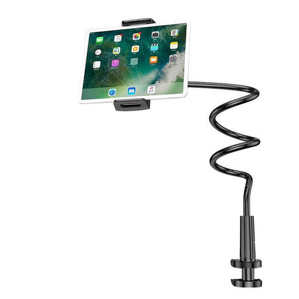 Adjustable Flexible Phone Tablet Holder with Clamp for Bed Desk Mount Use - Blue.
