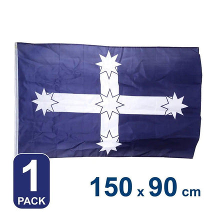 Eureka Stockade Flag 90x150cm Southern Cross Australian Polyester Banner.
