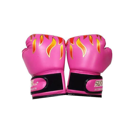 Boxing Sparring Training Gloves MMA Kickboxing Punching Gloves for Practice Sessions - Green [Map Pattern].