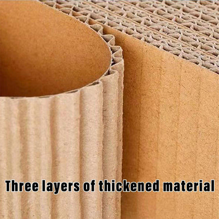 50pcs Corrugated Cardboard Sheets Express Carton Spacer Gasket Packing Material - 21x30cm.