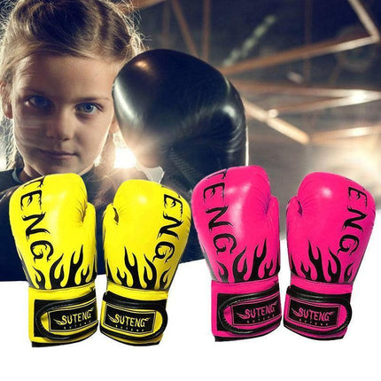 2PCS PU Boxing Training Gloves for Young Beginners Suitable for Ages 3-12 - Pearly Silver.