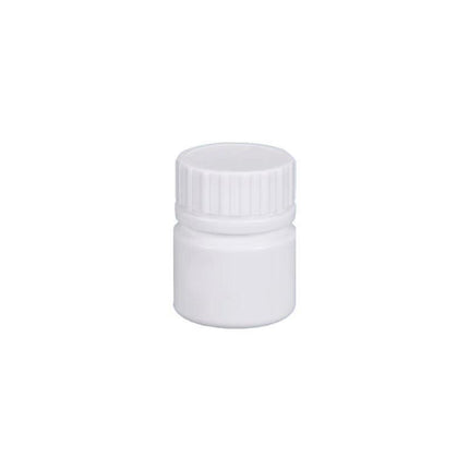 100pcs White Plastic Capsule Bottle Small Medicine Granule Packaging Container - 50ml.