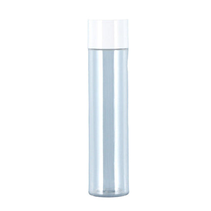 50/100/150ml Plastic Toner Lotion Bottles Refillable Travel Cosmetic Containers - White Lid + White Bottle - 150ml.