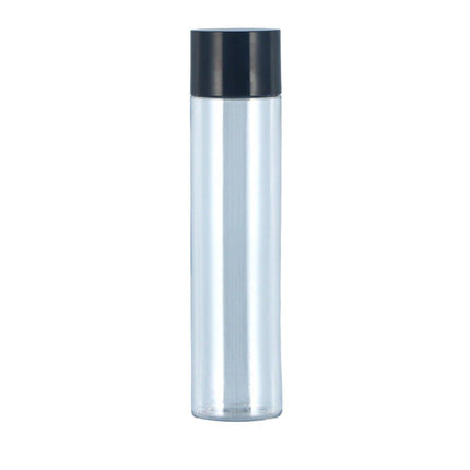 50/100/150ml Plastic Toner Lotion Bottles Refillable Travel Cosmetic Containers - Black Lid + Transparent Bottle - 50ml.