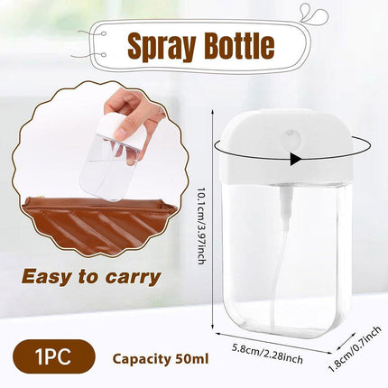 1pc Portable Card Spray Bottle Refillable Travel Watering Can for Skincare.