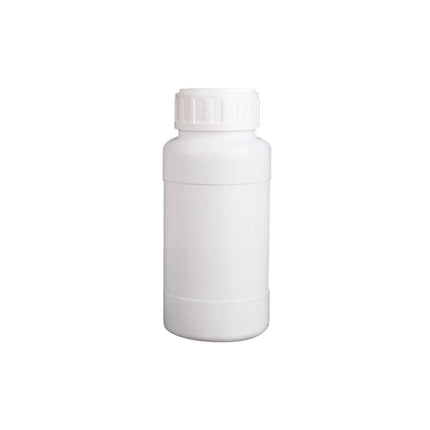 50pcs Chemical Bottle White Plastic Sample Reagent Bottles for Lab Storage - 300ml.