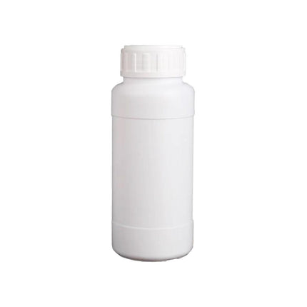 50pcs Chemical Bottle White Plastic Sample Reagent Bottles for Lab Storage - 300ml.