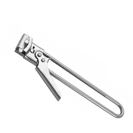 Bottle Opener Multifunctional Beer Adjustable Stainless Steel Jar Lid Gripper Au.
