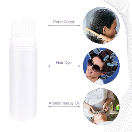 Hair Dry Cleaning Hair Bottle Combing Teeth Coloring Cream Scale Water Perm Potion Salon Tools.