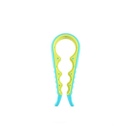 Silicone Jar Can Opener Multi-Purpose Lids Cap Arthritis Bottle Opener Easy Grip - Red.