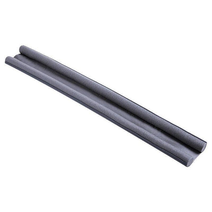 Door Bottom Seal Draft Stopper Guard Threshold Sealing Strip Wind Dust Protector - Grey.