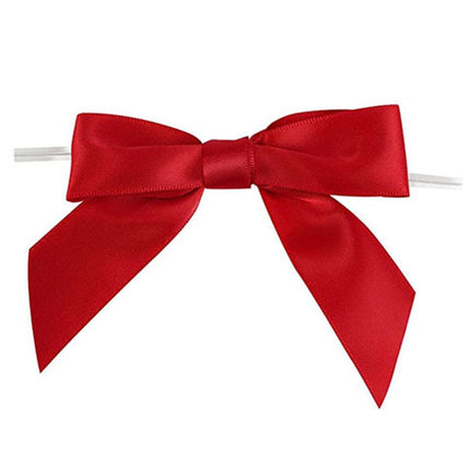 50pcs Bow Gift Packaging Sealing Tie Drawstring Baking Wrap Bag Decorative Ties - Blue.