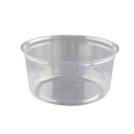 100PCS Transparent Packing Box Plastic Dessert Bowl Food Container - 8oz Bowl.