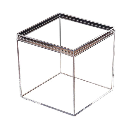 10pcs Clear Acrylic Plastic Boxes Square Storage Containers for Food  Small Item - 10pcs-85-85-85.