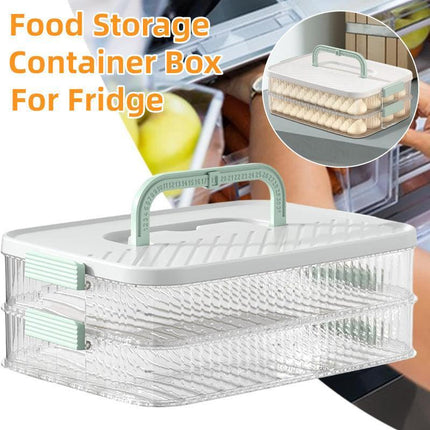 Multi Layer Dumpling Storage Box Refrigerator Freezer Organizer for Wonton.