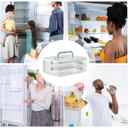 Multi Layer Dumpling Storage Box Refrigerator Freezer Organizer for Wonton.