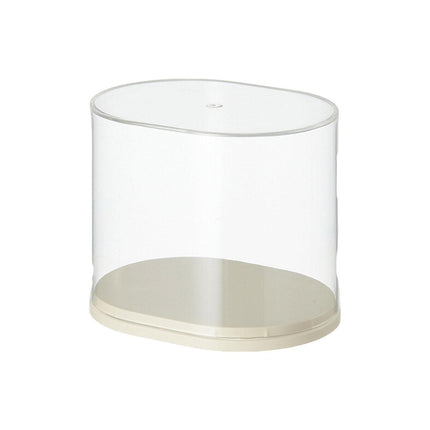 2pcs Clear Acrylic Display Case Transparent Box for Collectibles Dolls Figures - S.